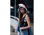 Dámská Kšiltovka New Era Oxford A Frame Trucker Los Angeles Dodgers 9FORTY Pink/White Snapback