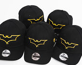 Dětská Kšiltovka New Era Char Outl Batman 9FORTY Toddler Black/Cyber Yellow Strapback
