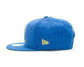 Kšiltovka New Era Team Heather Golden State Warriors 9FIFTY Heather Light Royal/Yellow Snapback