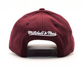 Kšiltovka Mitchell & Ness Pinscript High Crown 110 Maroon Snapback