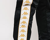 Tepláky Kappa Banda Astoria Snaps Slim Black/White/Gold