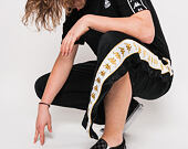 Tepláky Kappa Banda Astoria Snaps Slim Black/White/Gold