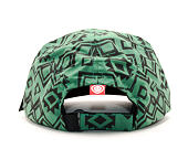 Kšiltovka UPFRONT BAGKAT 5-Panel Green Strapback