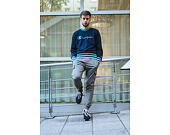 Mikina Champion Crewneck Sweatshirt Classic Logo Navy/Green