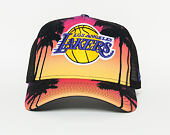 Kšiltovka New Era  Coastal Heat Trck Los Angeles Lakers 9FORTY A-FRAME TRUCKER  Pink / Yellow