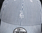 Kšiltovka New Era  Seersucker Los Angeles Dodgers 9FORTY Strapback Navy / Optic White