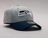 Kšiltovka New Era  Jersey Hex Seattle Seahawks 39THIRTY  Gray / Official Team Color