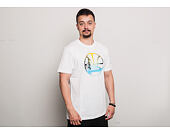 Triko New Era Coastal Heat Infill Tee Golden State Warriors White