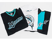 Triko New Era Coast 2 Coast Chest Tee Florida Marlins Black