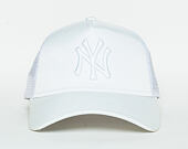 Dámská Kšiltovka New Era Trucker Satin New York Yankees 9FORTY White Snapback