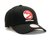 Kšiltovka Mitchell & Ness Team Logo Low Pro Atlanta Hawks Black Snapback