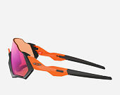 Sluneční Brýle Oakley Flight Jacket Matte Black/Neon Orange Prizm Trail OO9401-0437
