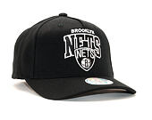 Kšiltovka Mitchell & Ness NBA Team Arch Pinch Panel 110 Brooklyn Nets Black Snapback