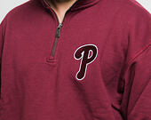 Mikina New Era Postgradual Pack Turtle Neck Philadelphia Phillies Burgundy
