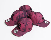 Kšiltovka New Era 9FORTY Camo New York Yankees Maroon Camo/Black Strapback