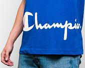 Triko Champion Crewneck T-Shirt Big Logo Royal Blue