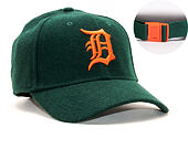 Kšiltovka New Era 9FORTY Detroit Tigers Winter Utility Melton Dark Green/Orange Clipback