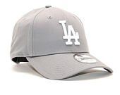 Kšiltovka New Era 9FORTY Los Angeles Dodgers League Essential Grey/White Strapback