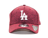 Kšiltovka New Era 9FORTY Los Angeles Dodgers Dry Switch Cardinal/White Strapback
