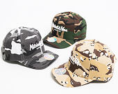 Kšiltovka Mitchell & Ness Script High Crown Desert Camo Snapback