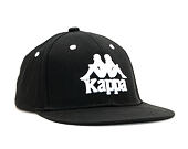 Kšiltovka Kappa Authentic Bzadem Black/White Snapback