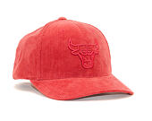 Kšiltovka Mitchell & Ness Chicago Bulls Cord Red Snapback