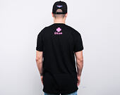 Triko Pink Dolphin Concrete Rose Tee Black