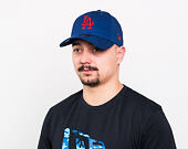 Kšiltovka New Era 9FORTY Los Angeles Dodgers Essential Dark Navy/Red Strapback
