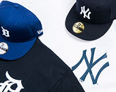 Triko New Era New York Yankees Oversized Logo XL Tee White