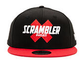 Kšiltovka New Era 9FIFTY Ducati Motor Logo Scrambler Contrast Vize Black/Red Snapback