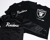 Bunda New Era Oakland Raiders Satin Coaches Jacket Black