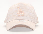 Dámská Kšiltovka New Era 9FORTY A-Frame Trucker Los Angeles Dodgers Engineered Fit White/Satin/Peach