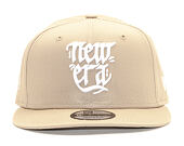 Kšiltovka New Era 9FIFTY Script Camel/White