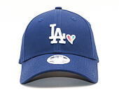 Kšiltovka New Era 9FORTY Los Angeles Dodgers Rainbow Heart Navy