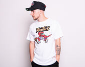 Triko Mitchell & Ness Toronto Raptors Gold Dribble White