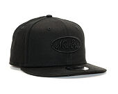 Kšiltovka New Era 9FIFTY Oval Logo Black / Black Snapback