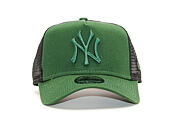 Dětská Kšiltovka New Era 9FORTY Trucker The League Essential New York Yankees Youth Green / Black Sn