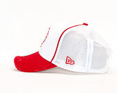 Kšiltovka New Era 9FORTY Trucker World Series Patch Boston Red Sox Optic White / Scarlet Snapback
