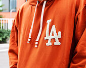 Mikina New Era Vintage Big Logo Hoody Los Angeles Dodgers Cooperstown Rust