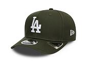 Kšiltovka New Era 9FIFTY Los Angeles Dodgers Stretch Snap Tonal New Olive/White