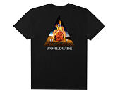 Triko HUF Ember Rose Tee Black TS00975 03