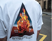 Triko HUF Ember Rose Tee White