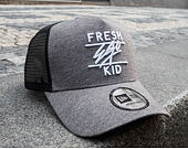 Kšiltovka New Era 9FORTY A-Frame Trucker Core Fresh Ego Kid Grey Heather/Black