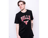 Triko New Era Essential Team Logo Tee Chicago Bulls Black