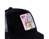 Kšiltovka Capslab - Trucker Rick and Morty - Black / Purple