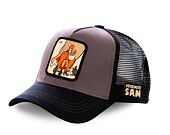 Kšiltovka Capslab Looney Tunes - Yosemite Sam Trucker Grey / Navy