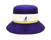 Klobouk Kangol K3326ST Bermuda Stripe Bucket Grape