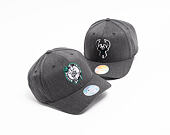 Kšiltovka Mitchell & Ness Milwaukee Bucks 715 Charcoal Heather Team Pop