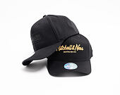 Kšiltovka Mitchell & Ness 619 Pinscript Black/Metallic Gold