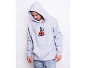 Mikina Huf Vs Godzilla P/O Hoodie Grey Heather